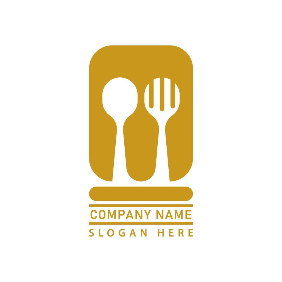 icônes de logo de restaurant et de café vecteur