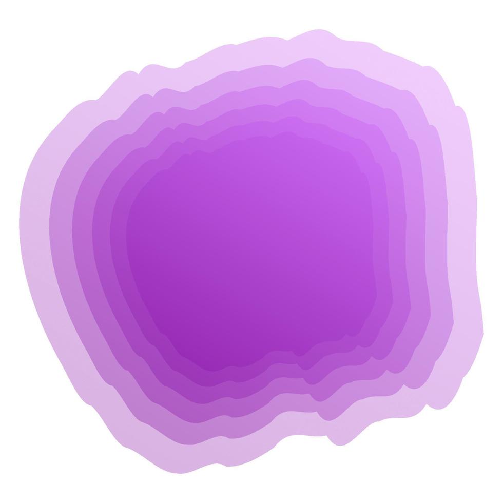 concept de gradient d'énergie et de formes vibrantes vecteur