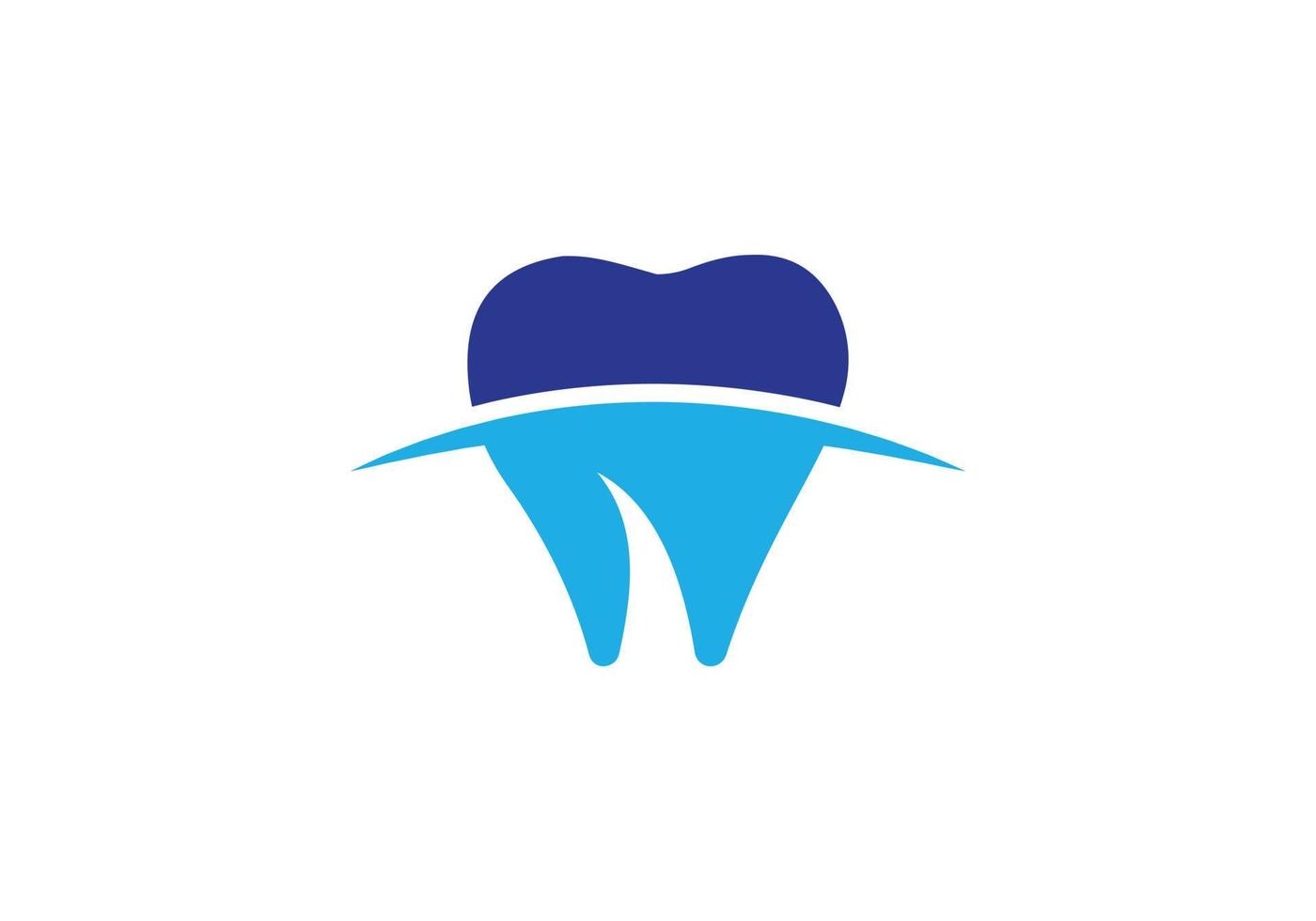 icône de dents, vecteur de conception de logo de dents sur fond blanc. icône de la santé et de la médecine