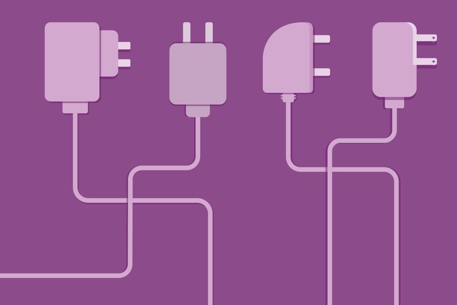 collection d'étuis pour téléphones portables de différents types vecteur