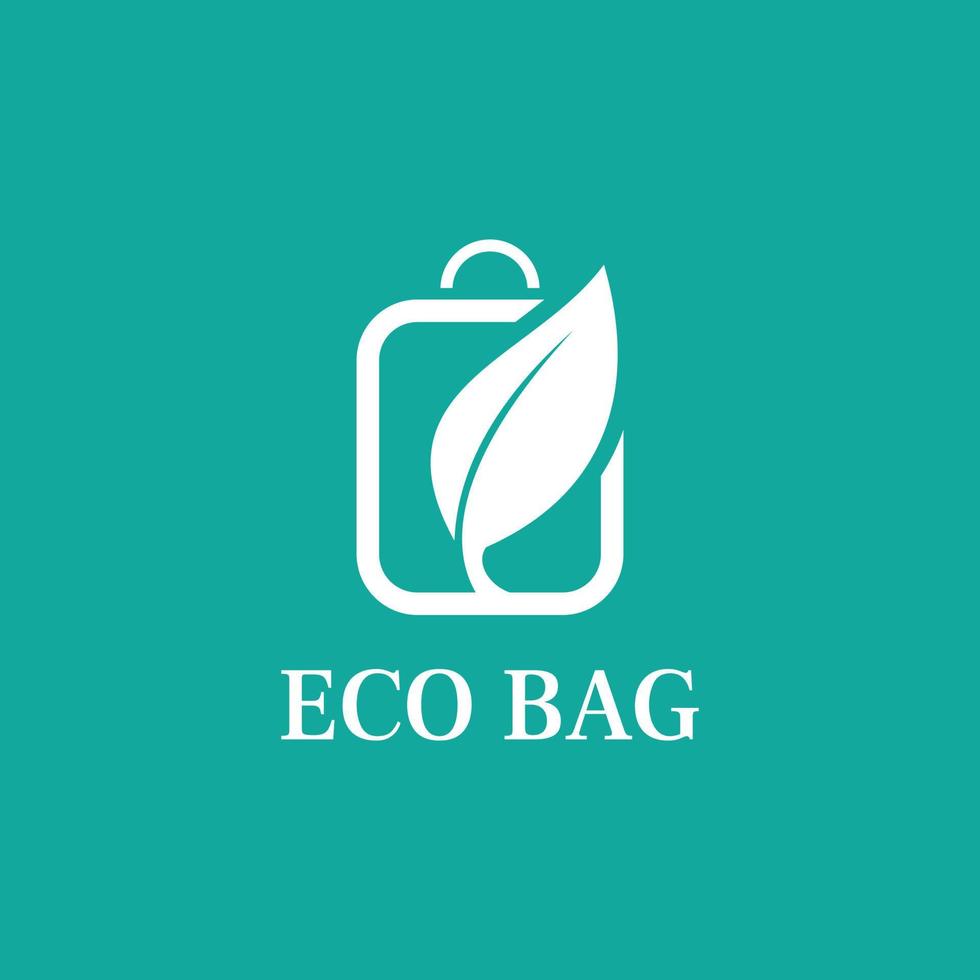 sac de shopping écologique et respectueux de la nature vecteur