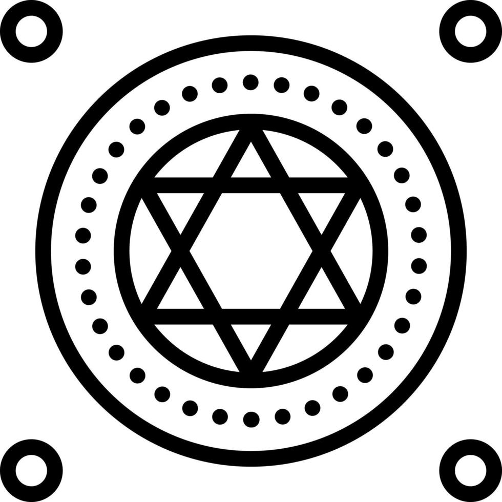 icône de ligne pour le culte vecteur