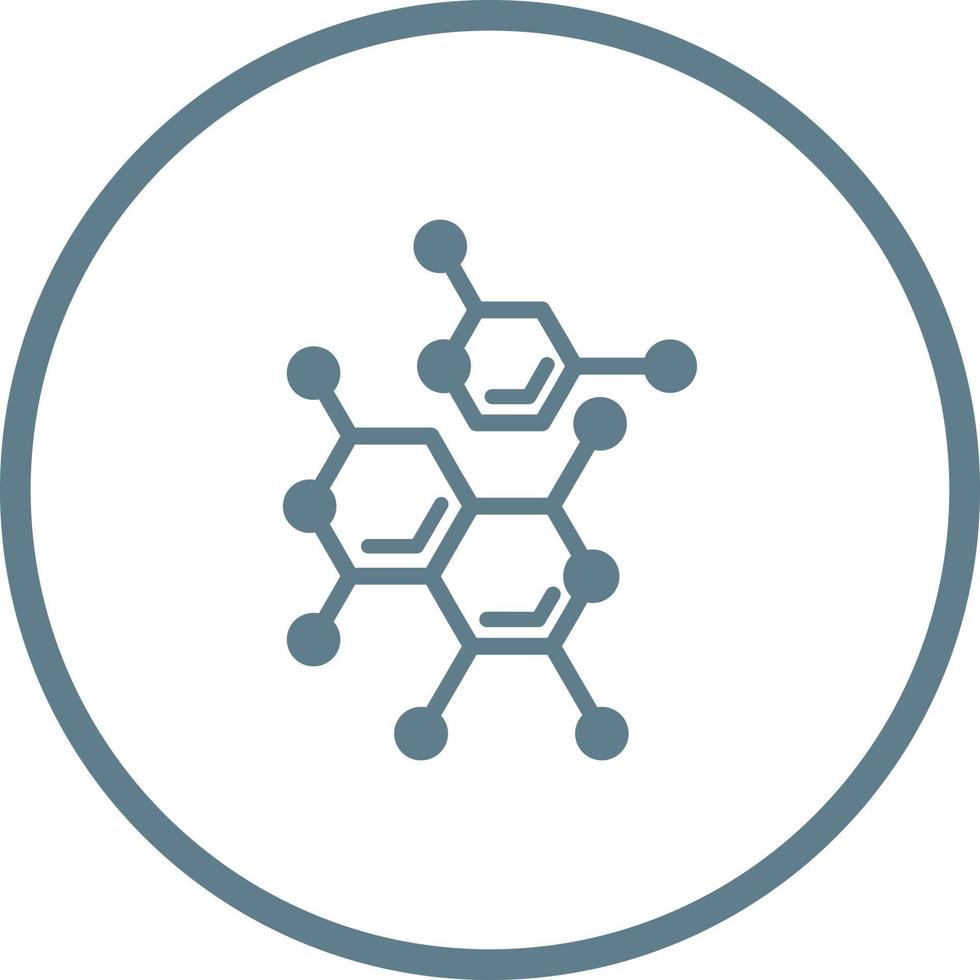 icône de vecteur de molécules