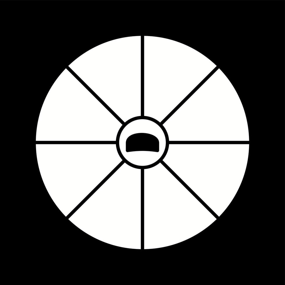 icône de glyphe de vecteur de tarte aux pommes unique