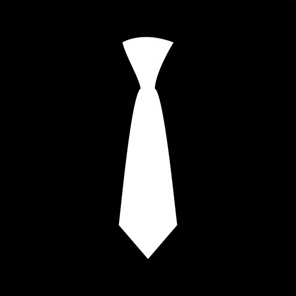 icône de glyphe de vecteur de cravate unique