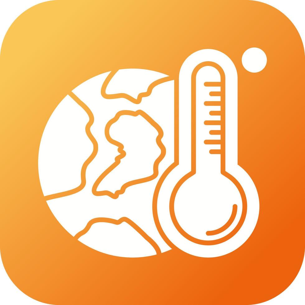 icône de vecteur de réchauffement climatique