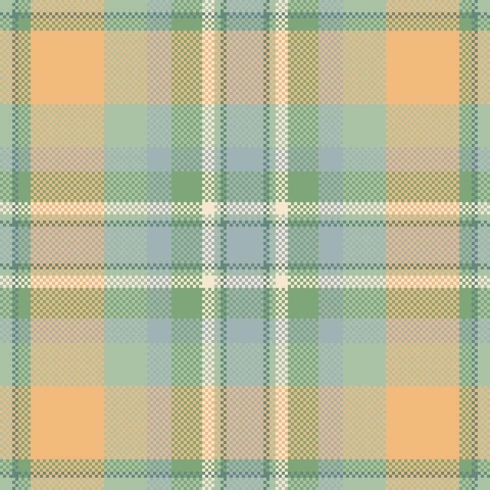 conception de vecteur de fond de pixel. plaid de modèle sans couture moderne. tissu de texture carrée. textile écossais tartan. ornement de madras de couleur de beauté.