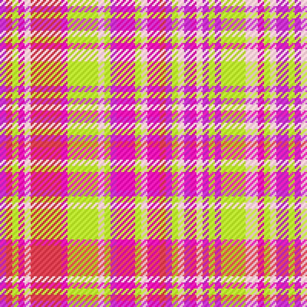 fond de vecteur de tissu. texture à carreaux. textile à motif tartan sans couture.