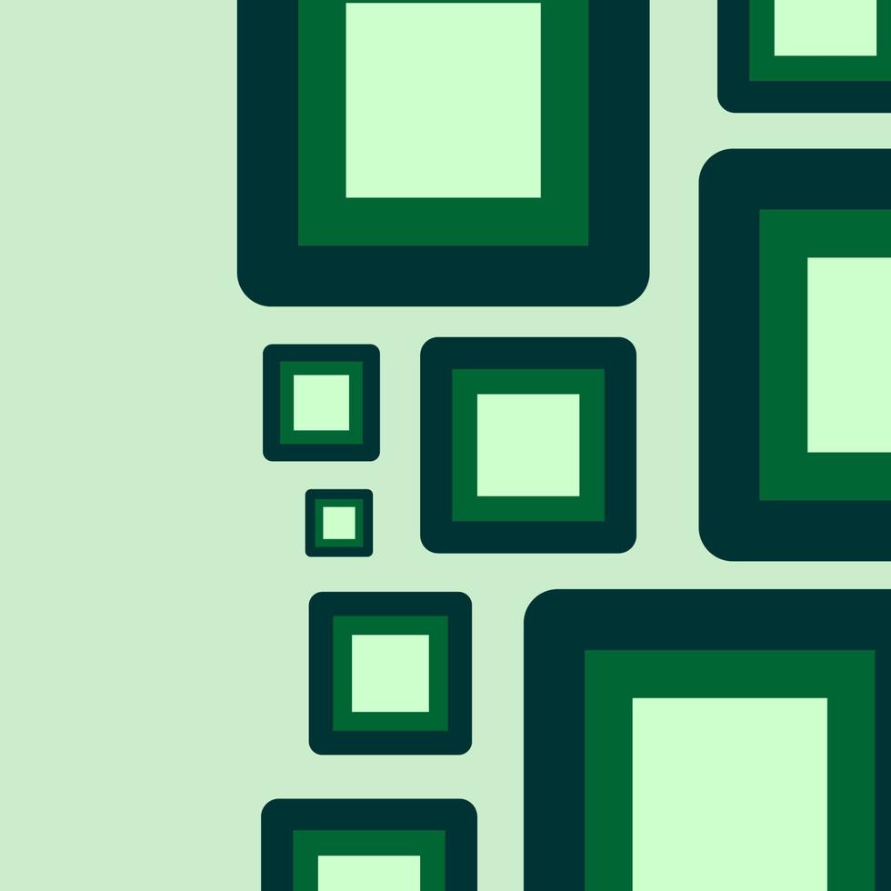 conception de vecteur de fond abstrait avec ornement de carrés