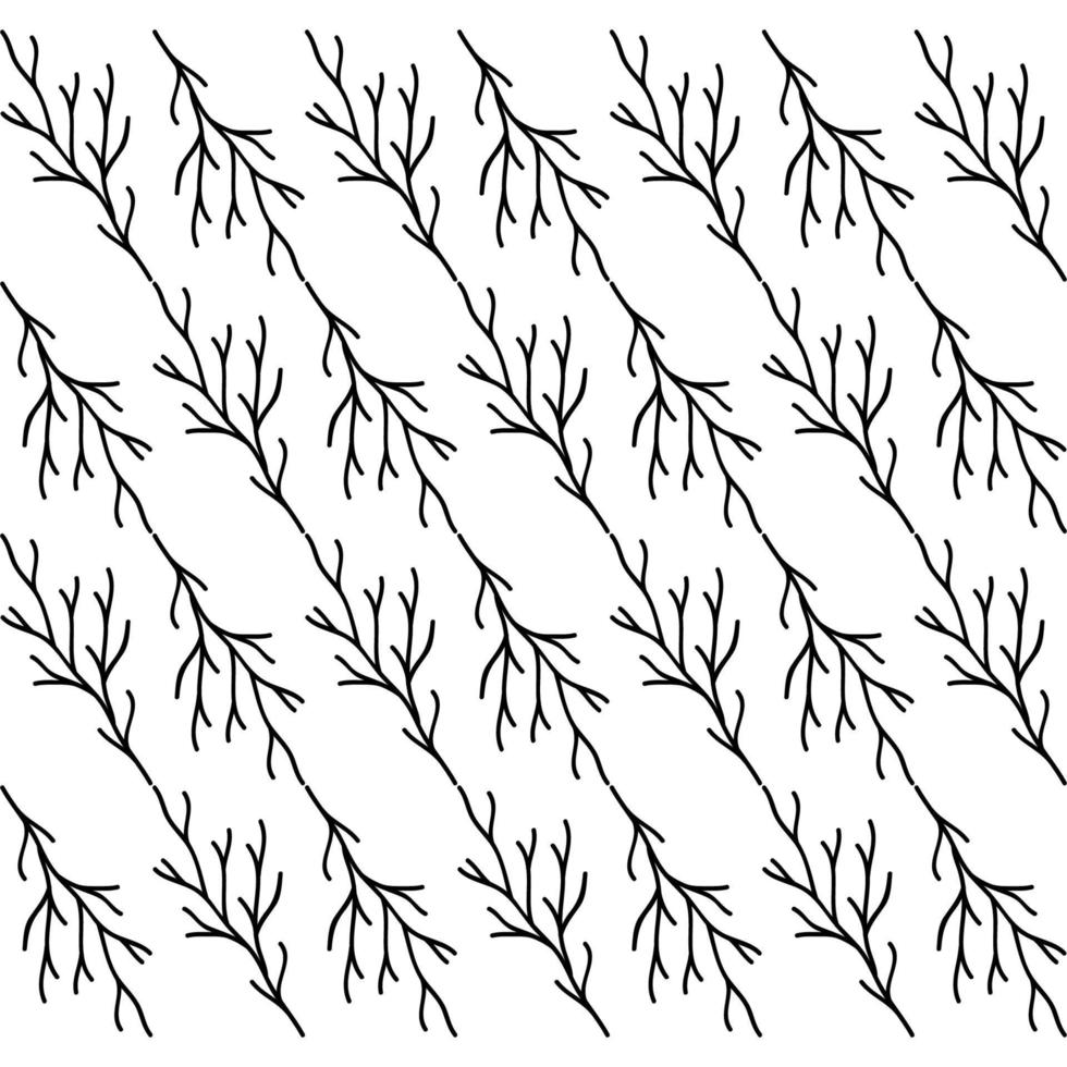 conception de vecteur de fond avec motif de fleurs d'herbe