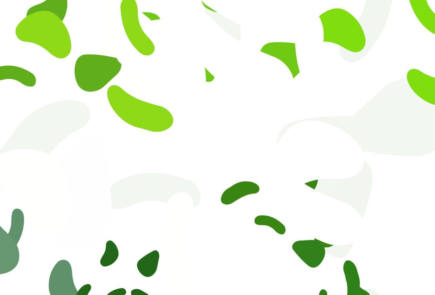 texture vecteur vert clair avec des formes aléatoires.