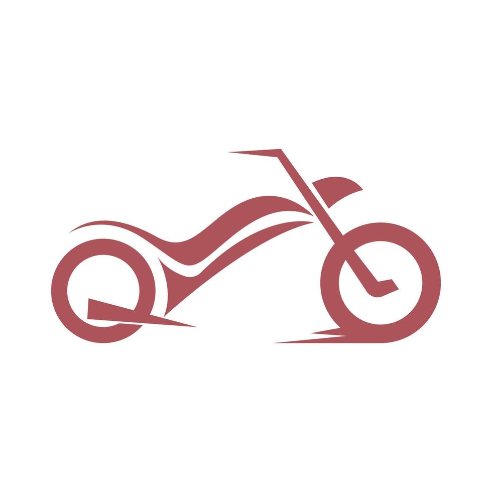 création d'icône logo moto vecteur