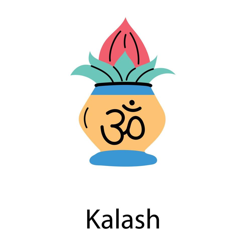 concepts de kalash à la mode vecteur