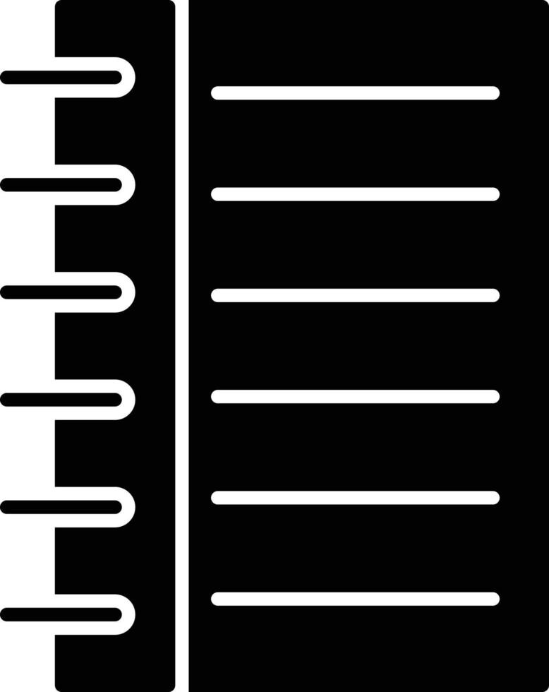 icône de vecteur de cahier