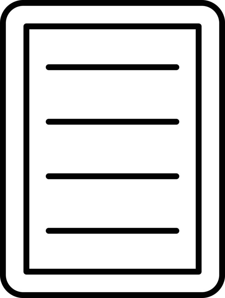 icône de vecteur de note