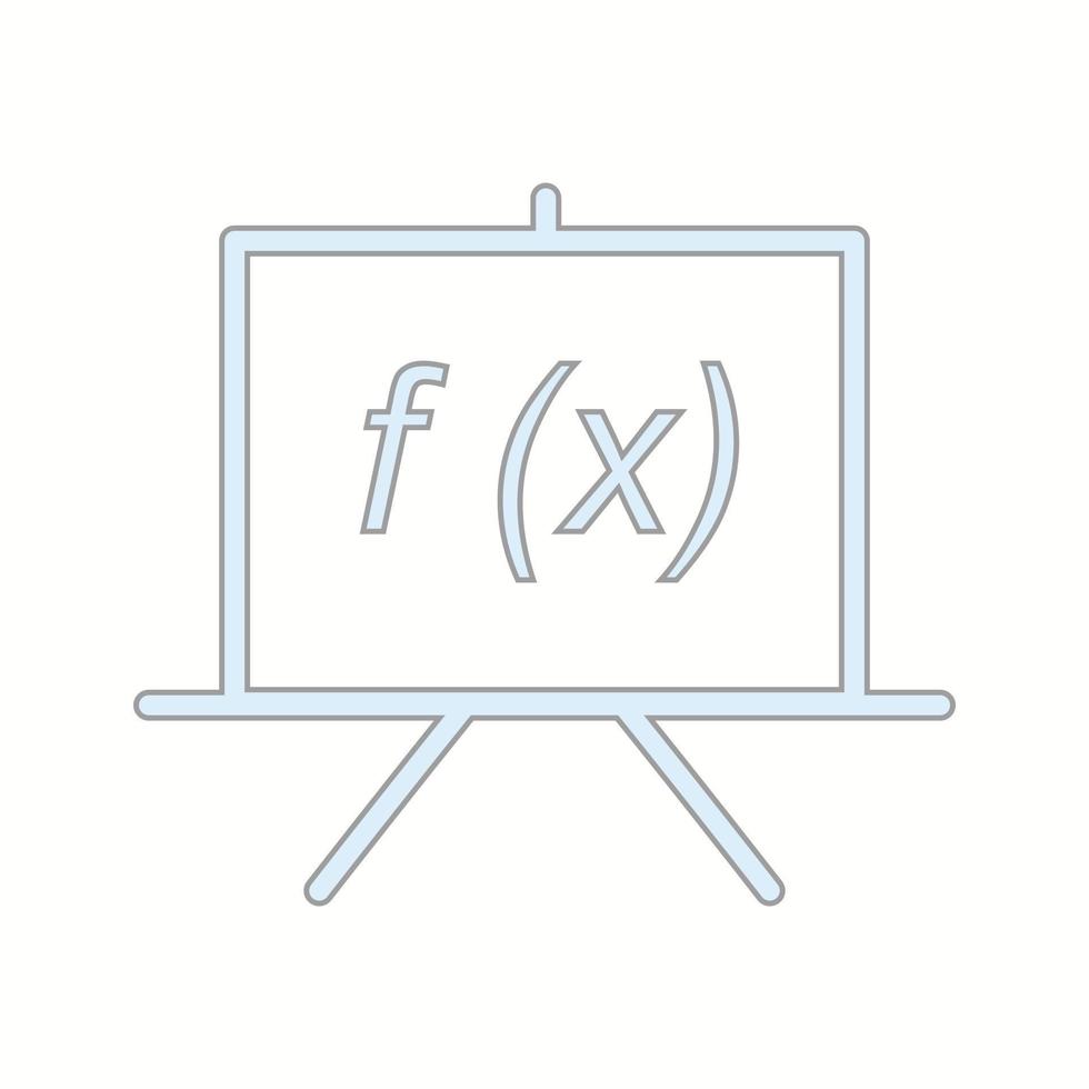 icône de ligne vecteur belle formule