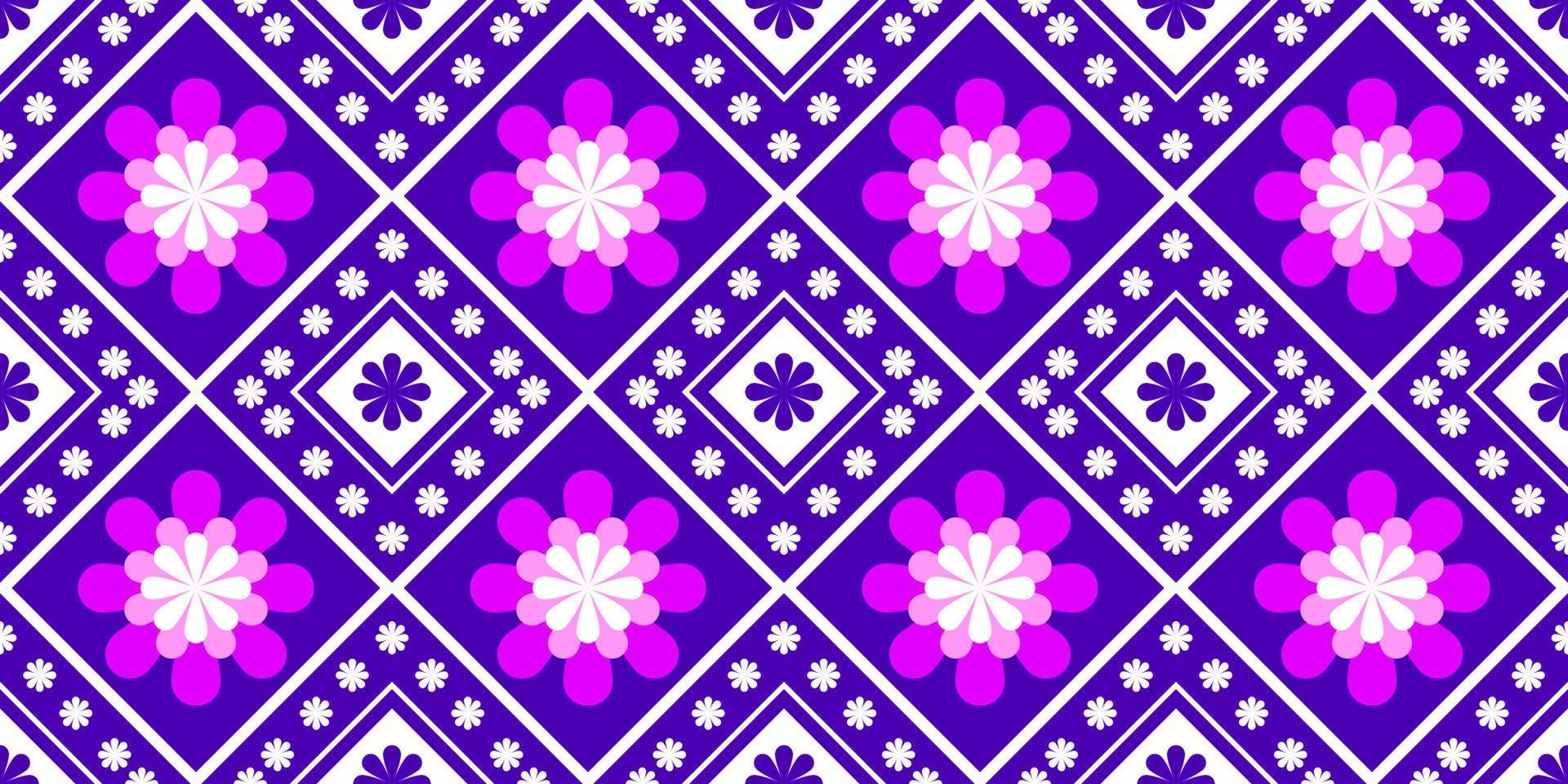 motif de tissu géométrique pour fond tapis papier peint vêtements wrap batik tissu broderie illustration vecteur belle