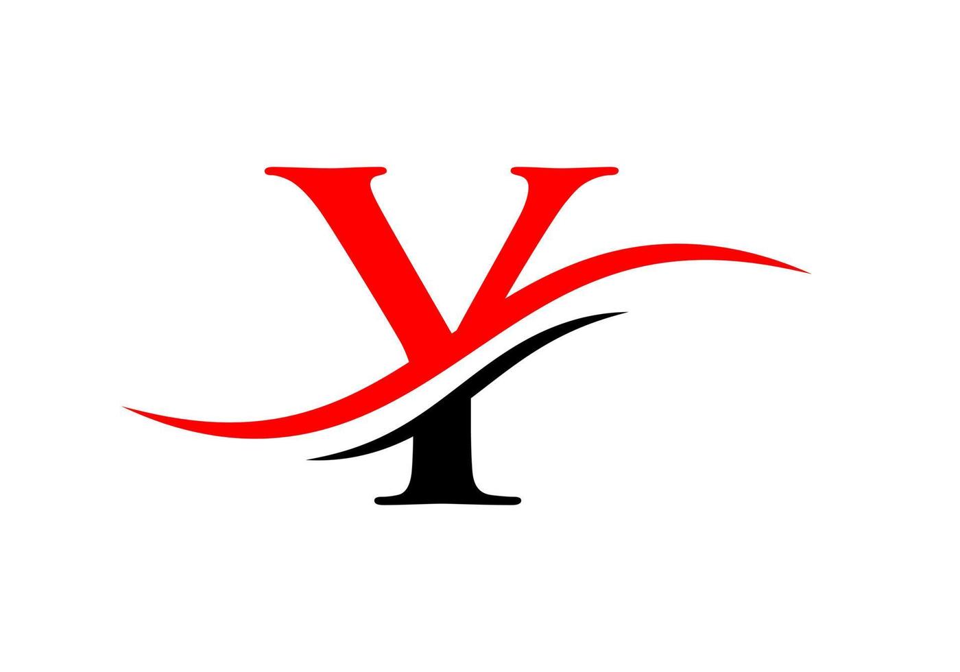 création de logo lettre y. y modèle de vecteur de logotype