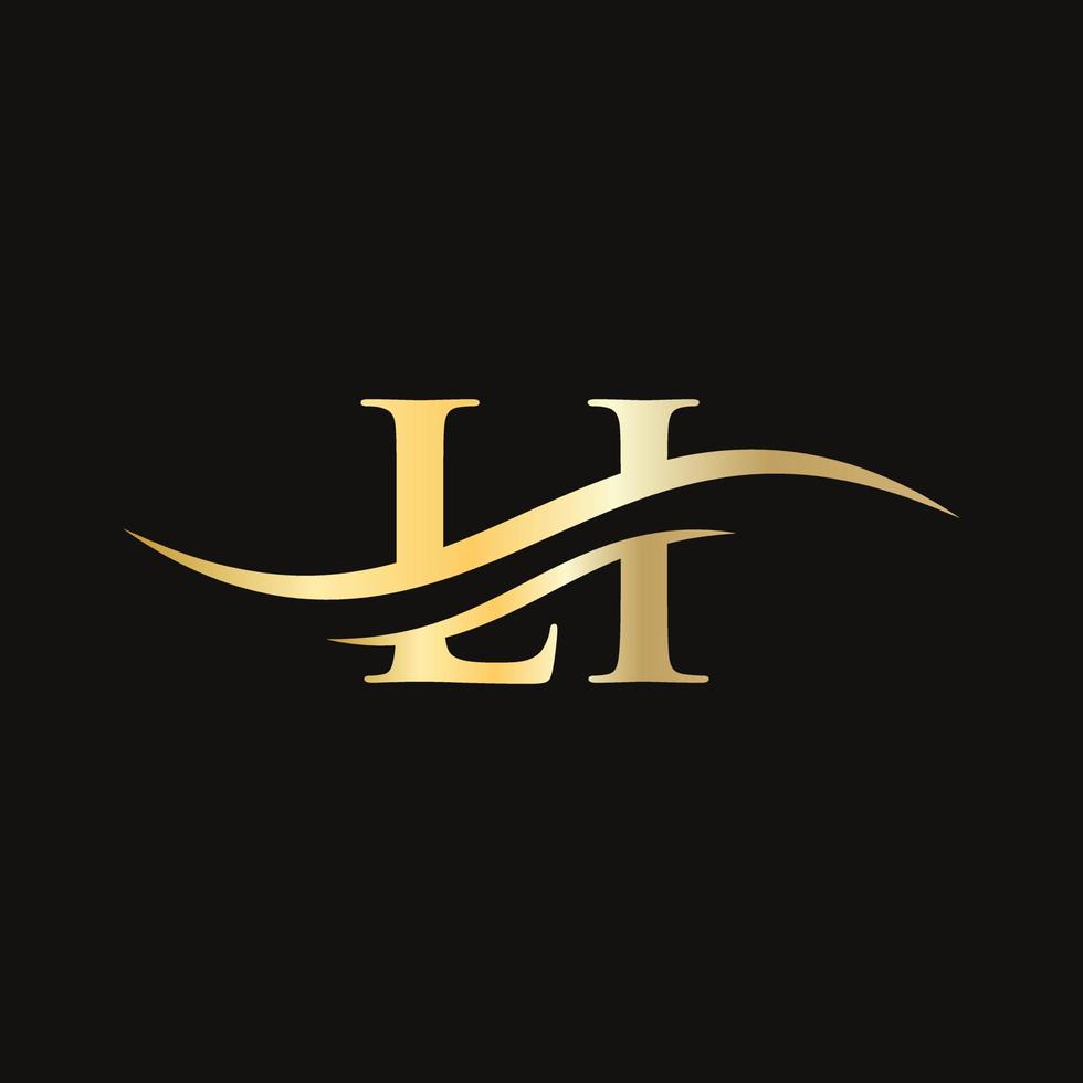 logo lié à la lettre li pour l'identité de l'entreprise et de l'entreprise. modèle vectoriel de lettre initiale li logo
