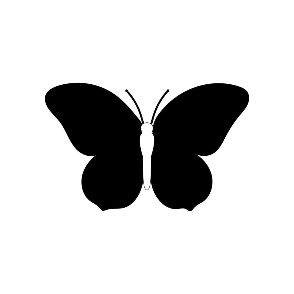 papillon ensemble graphique noir blanc isolé croquis illustration vecteur. modèle sans couture moderne des contours du papillon monarque sur fond blanc pour la conception de la décoration. élément de conception agrandi. vecteur