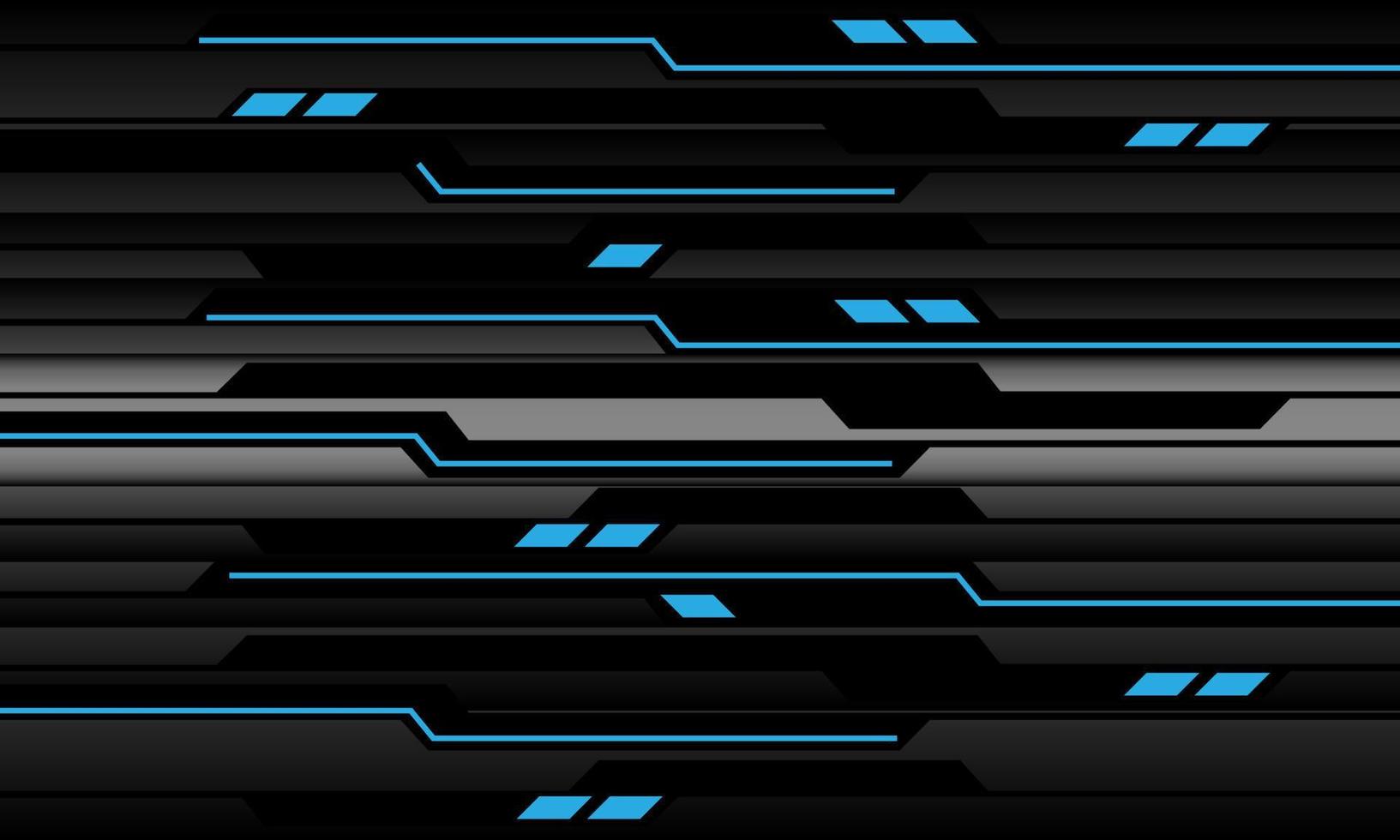 abstrait technologie bleu lumière puissance cyber ligne futuriste circuit noir sur métal conception ultramoderne fond vecteur