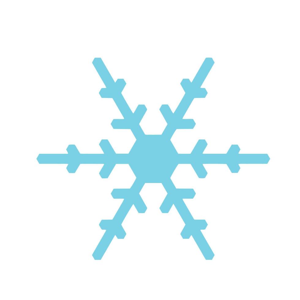 icône de vecteur de flocon de neige. illustration pour le web