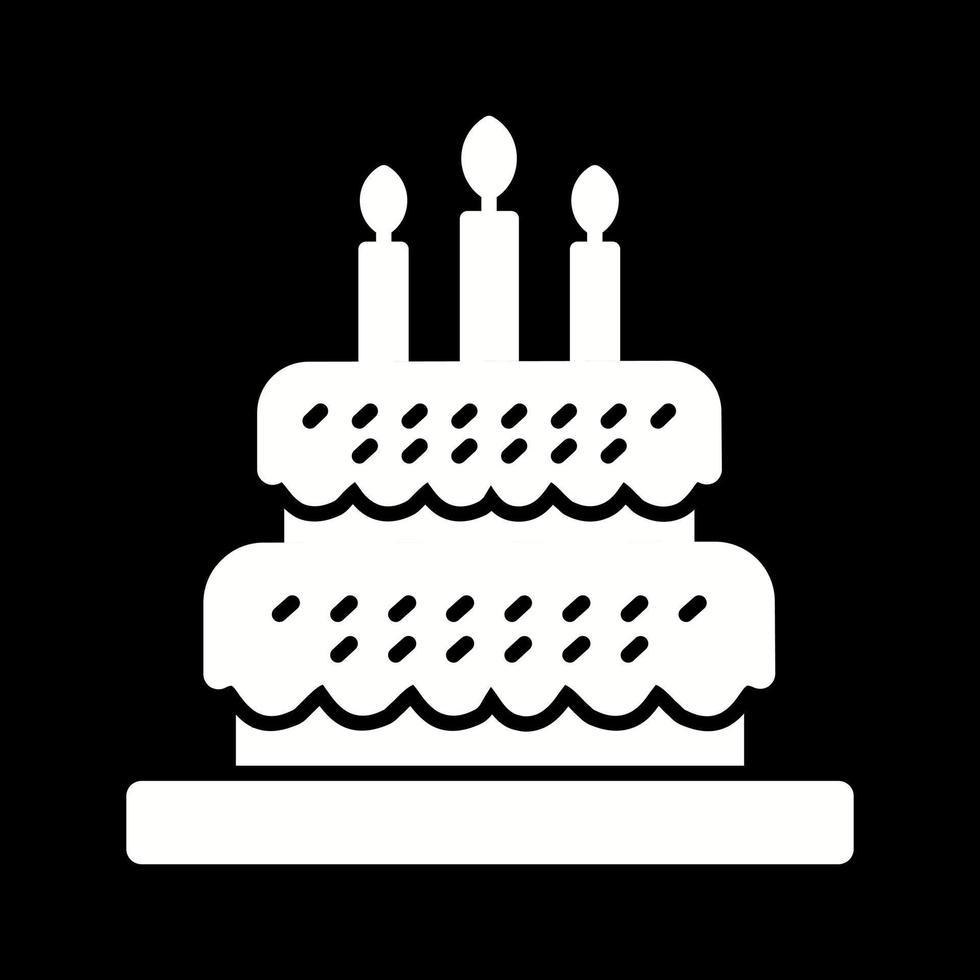 icône de vecteur de gâteau