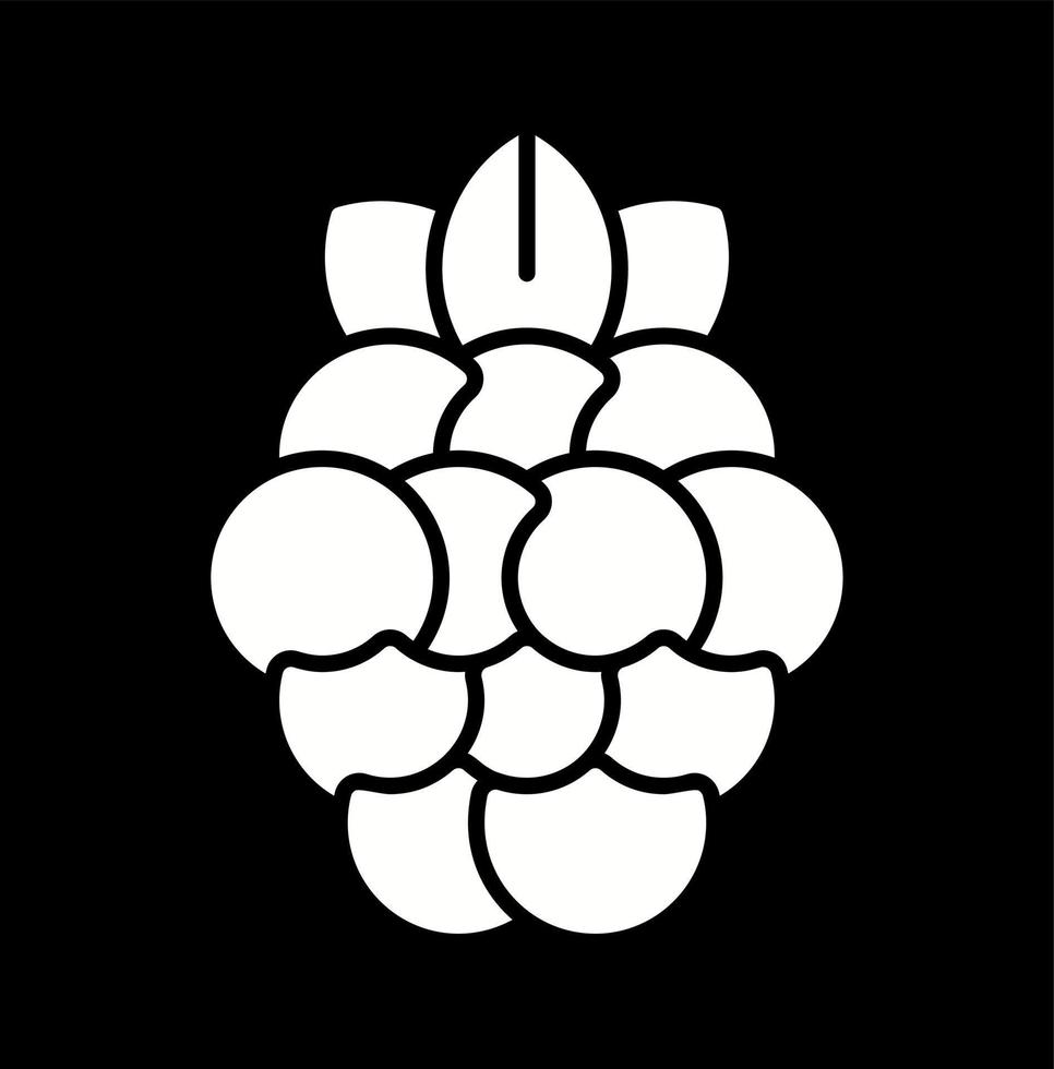 icône de vecteur de framboise