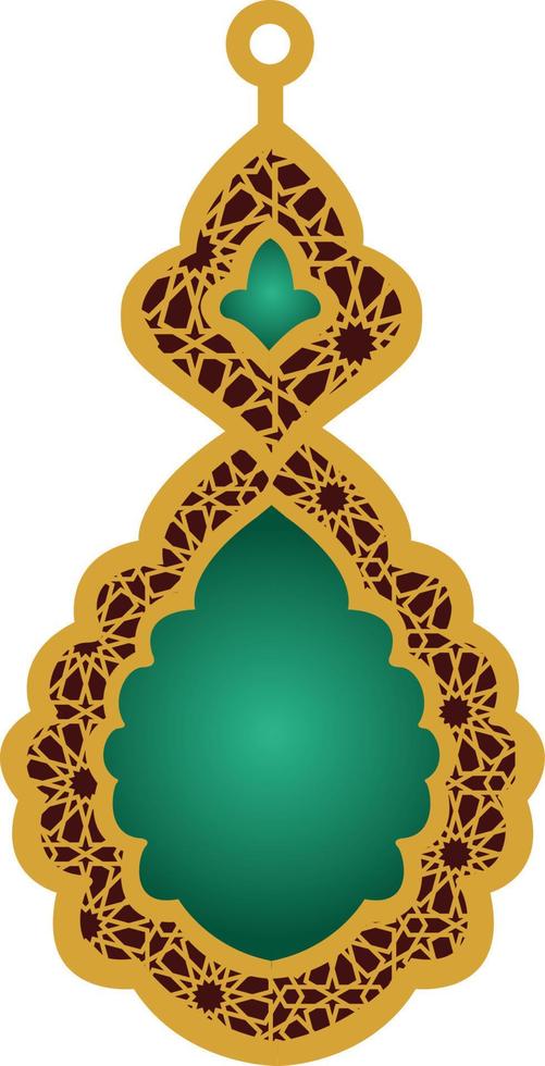 ensemble de cadre de titre de bannière islamique arabe doré de luxe png fond transparent or texte boîte vecteur images de conception