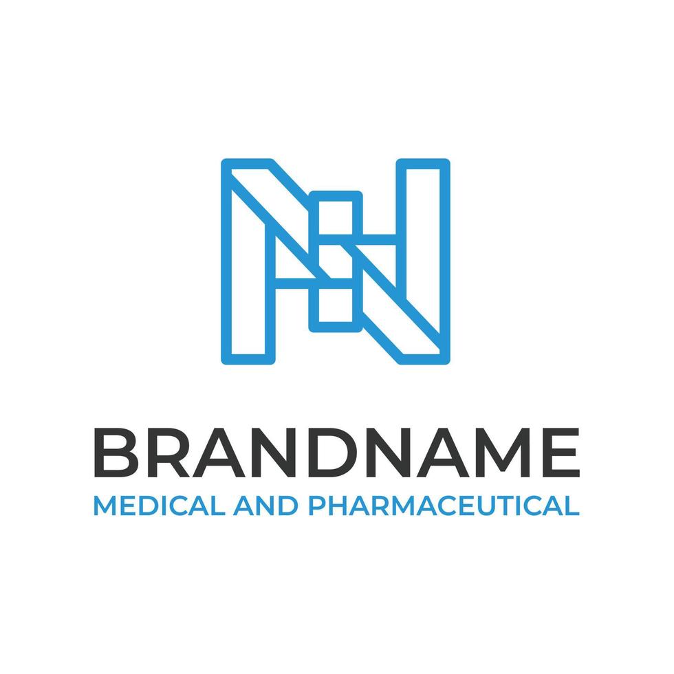 modèle de logo de pharmacie médicale, icône de la santé vecteur