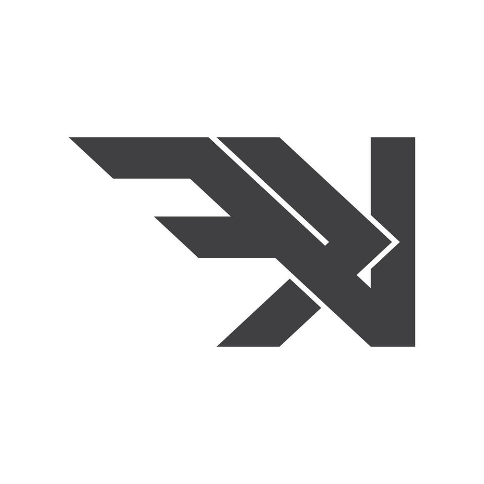 lettre v flèche géométrique qui se chevauchent vecteur de logo