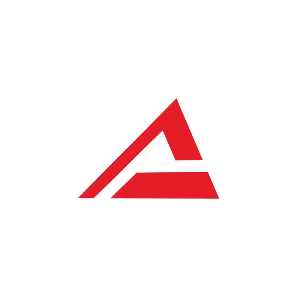 triangle flèche lettre g logo géométrique vecteur