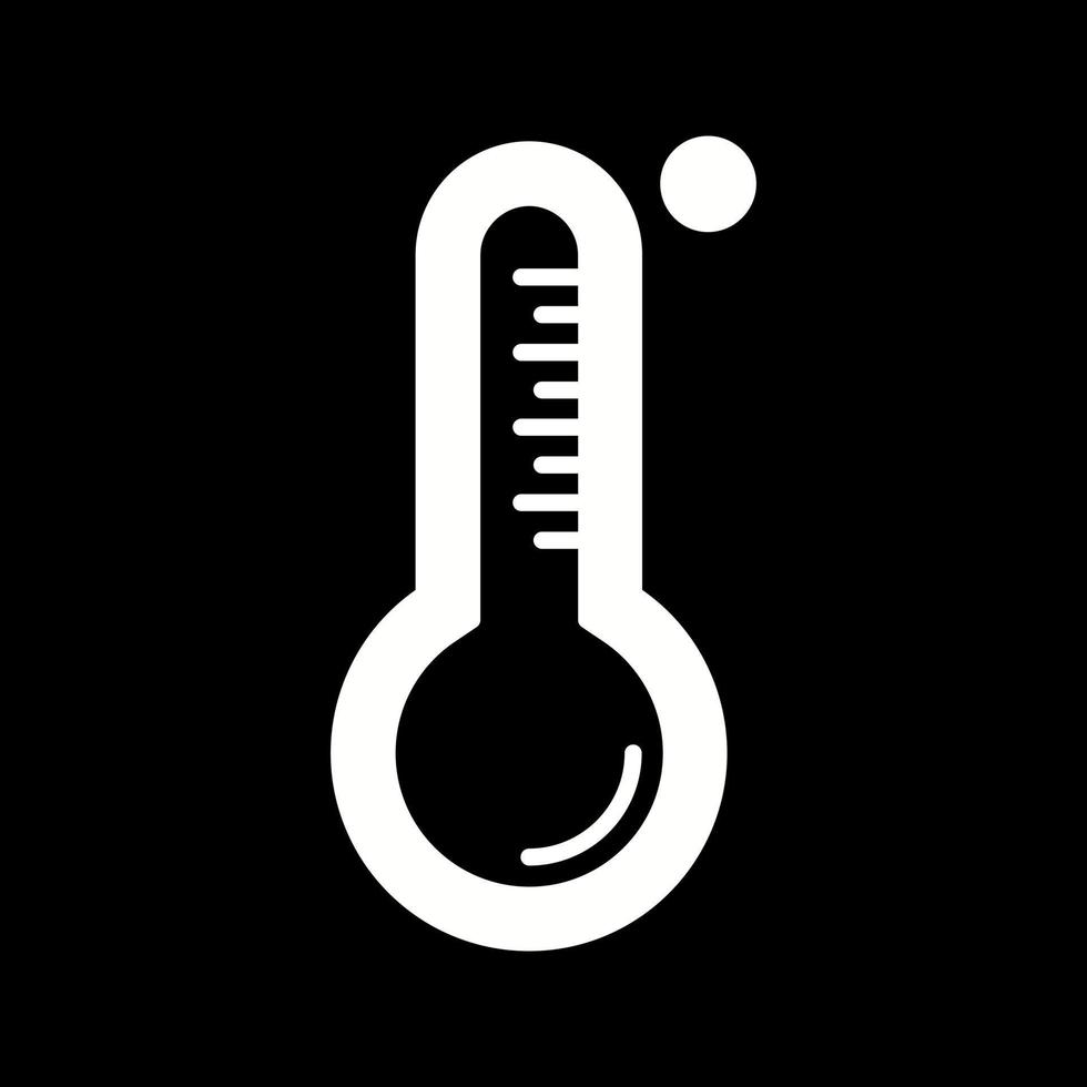 icône de vecteur de thermomètre