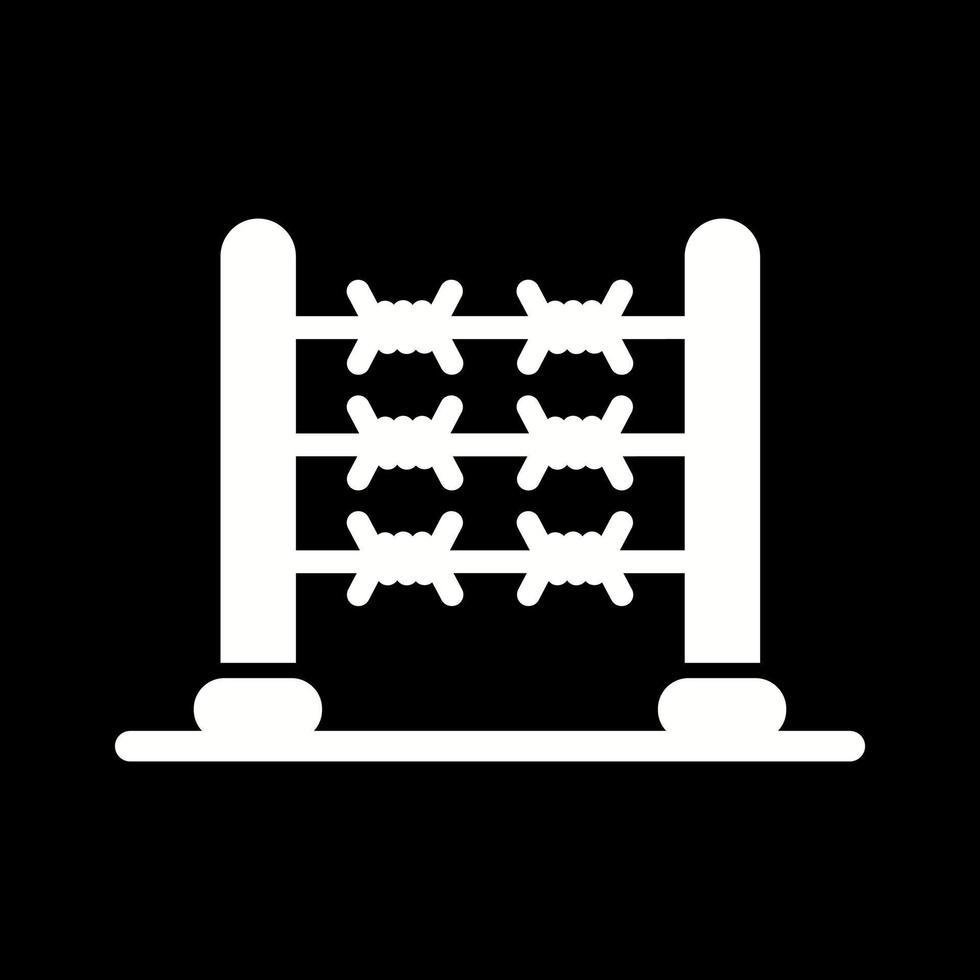 icône de vecteur de fil de fer barbelé