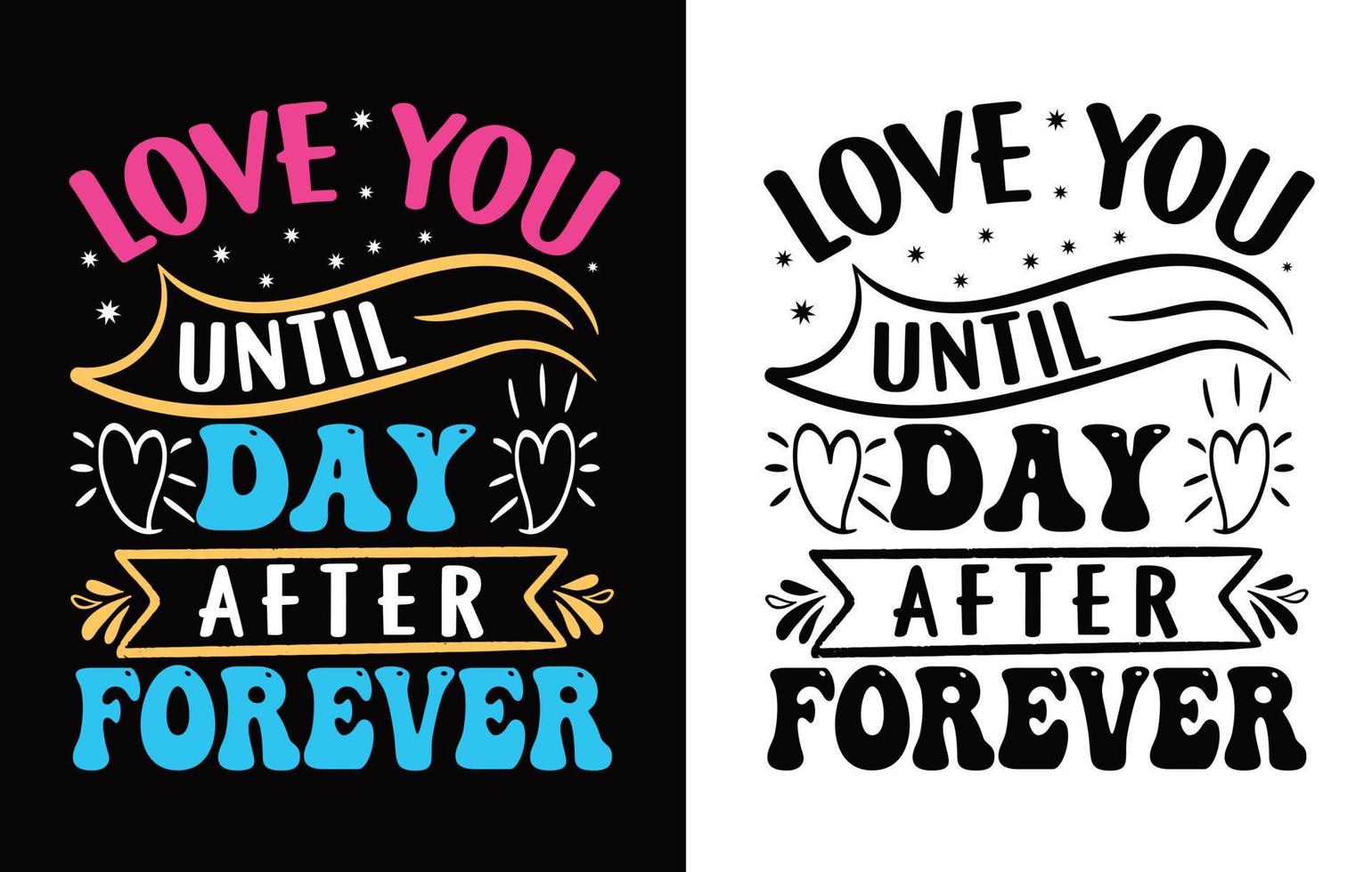 conception de t-shirt de typographie de la Saint-Valentin. vecteur