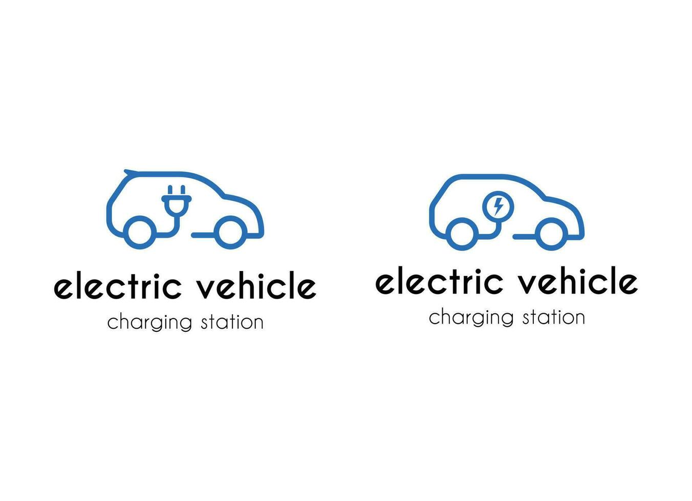 icône de vecteur de station de charge électrique