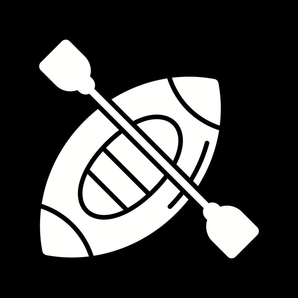 icône de vecteur de kayak