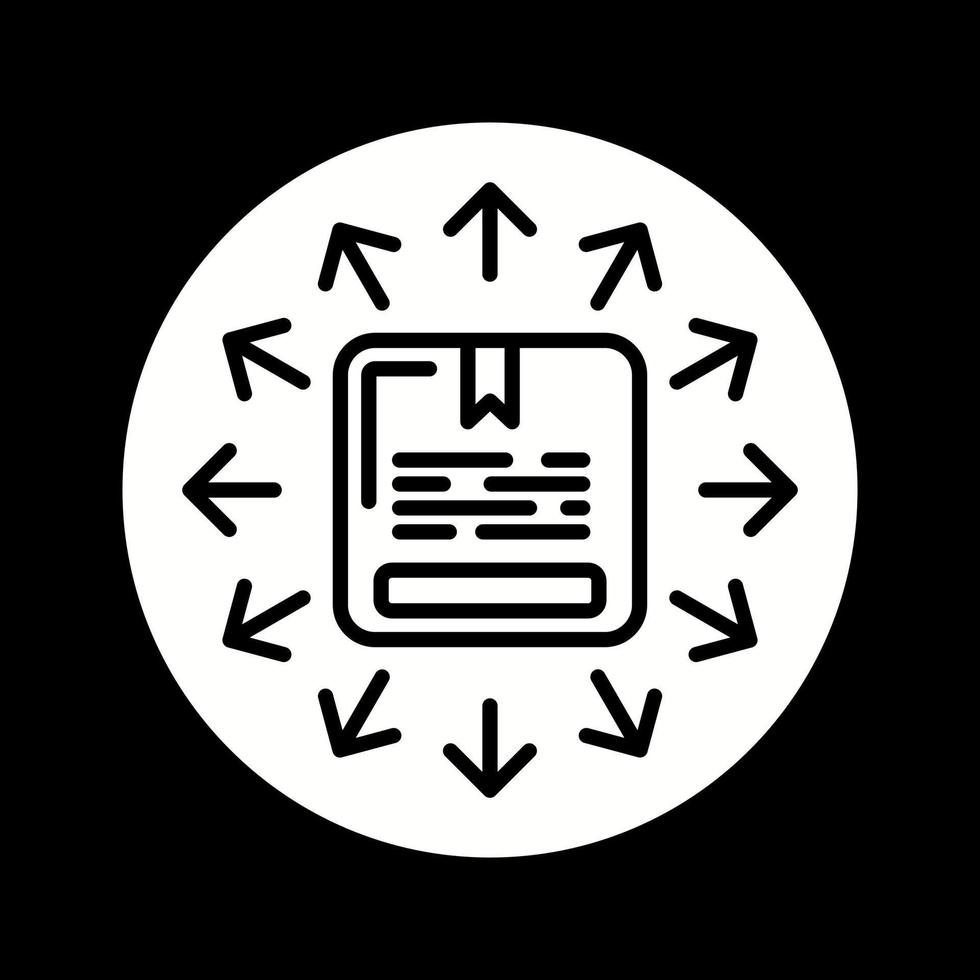 icône de vecteur de logistique d'entreprise