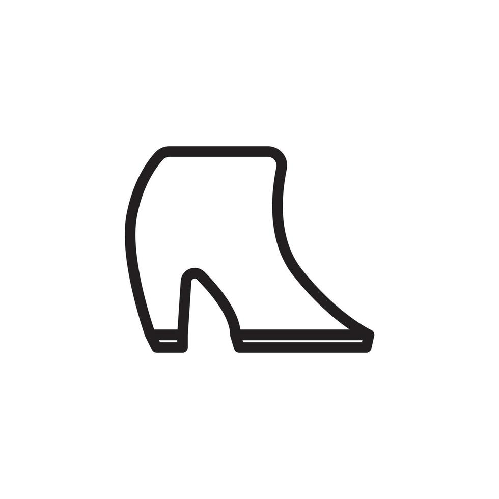 vecteur de bottes pour la présentation de l'icône du symbole du site Web