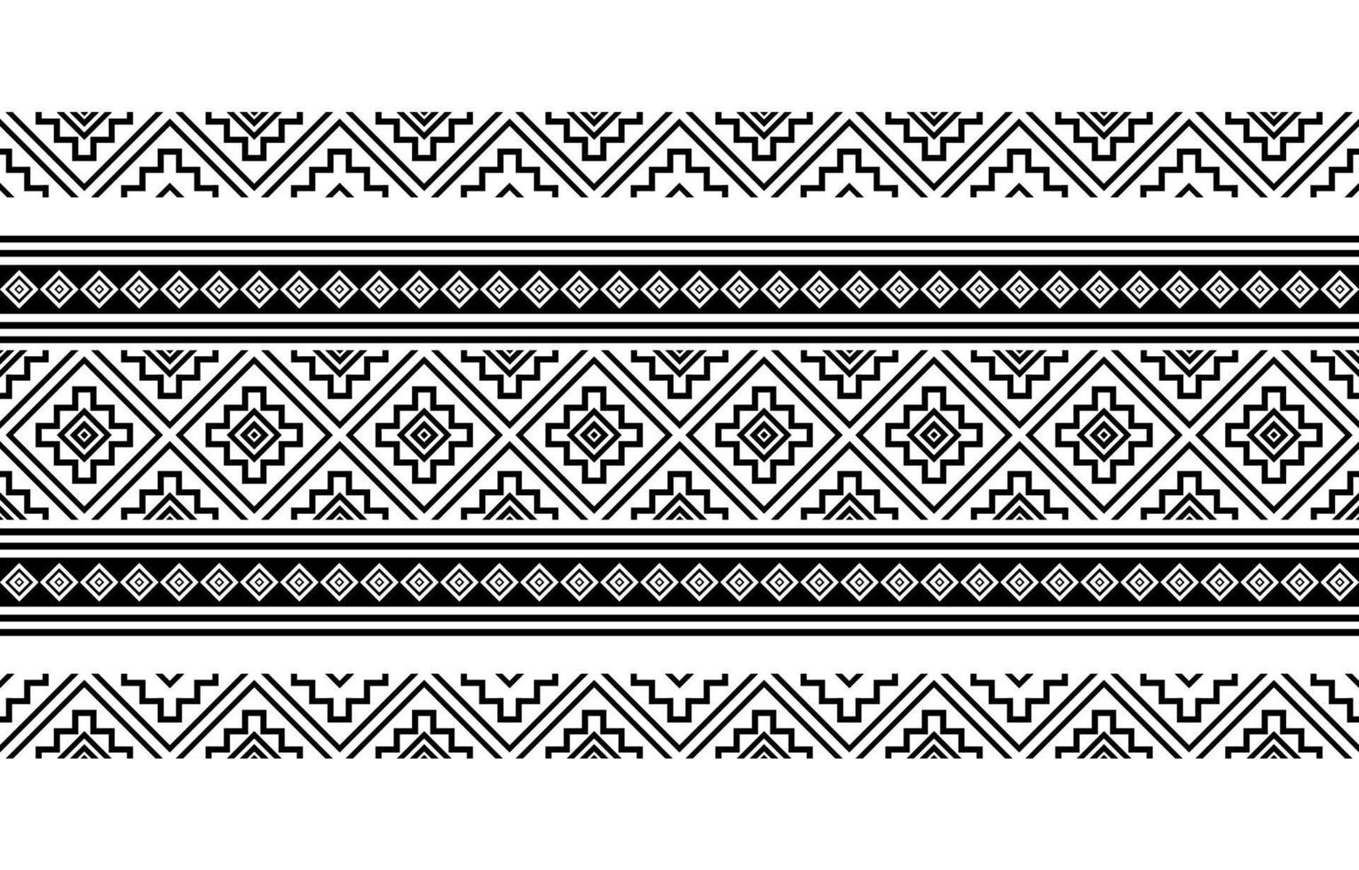 motif traditionnel géométrique ethnique oriental harmonieux pour le fond, tapis, papier peint, vêtements, emballage, batik, tissu, image vectorielle, illustration, style de broderie. vecteur