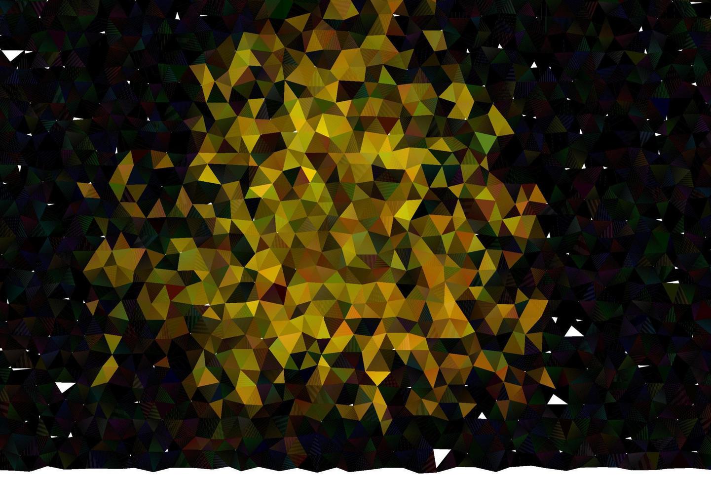 modèle de triangle flou vectoriel orange clair.