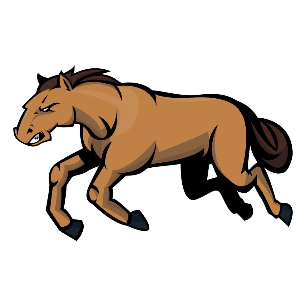 conception d'illustration vectorielle animal cheval vecteur