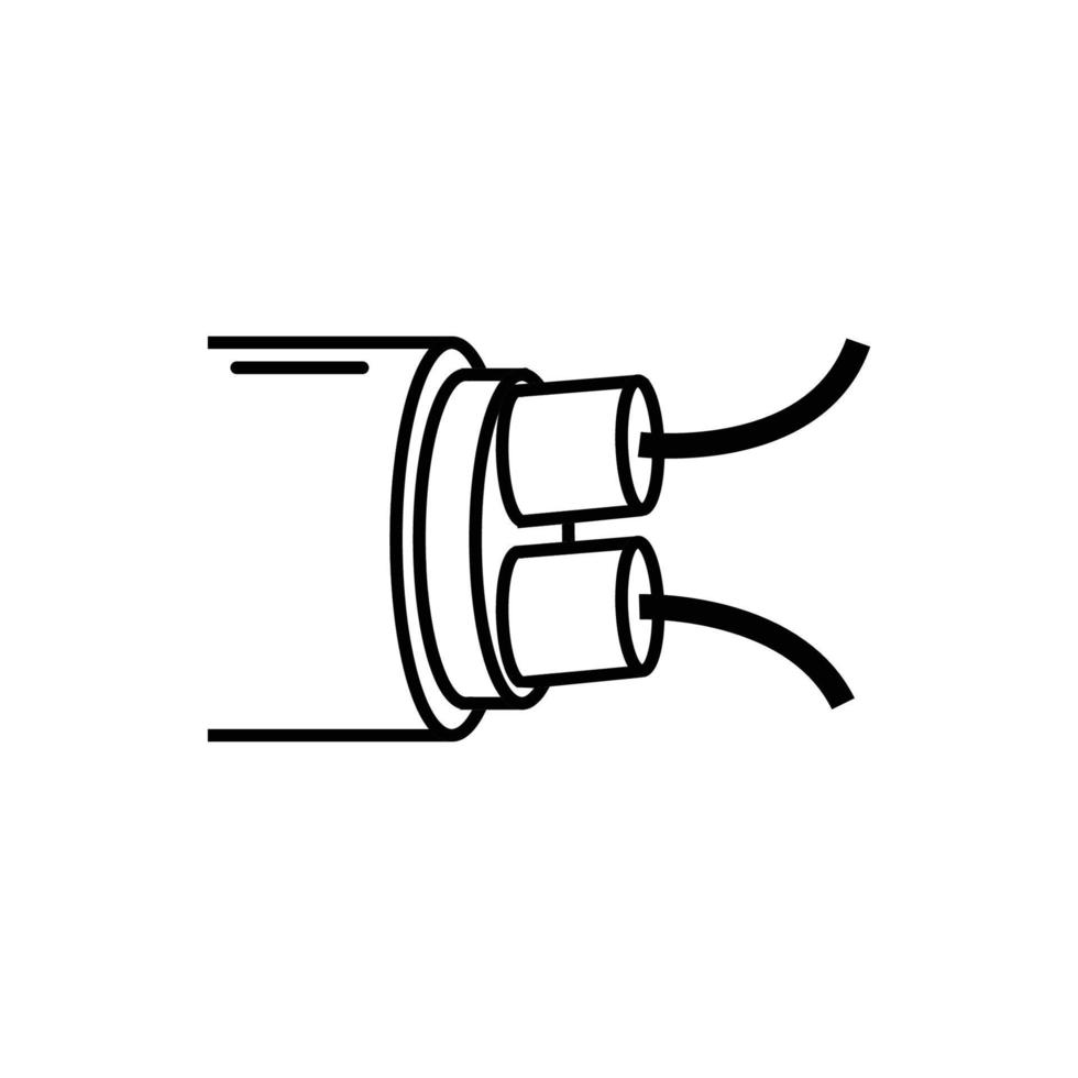 vecteur de logo de câble