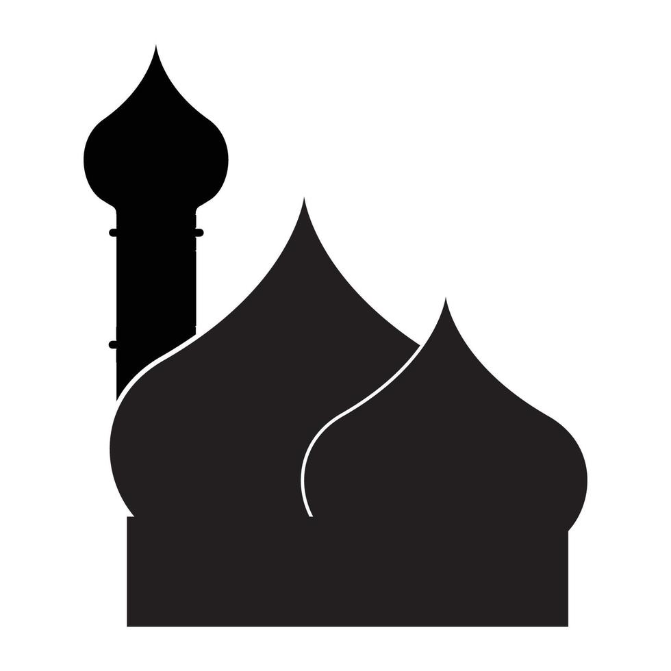 vecteur de logo de mosquée