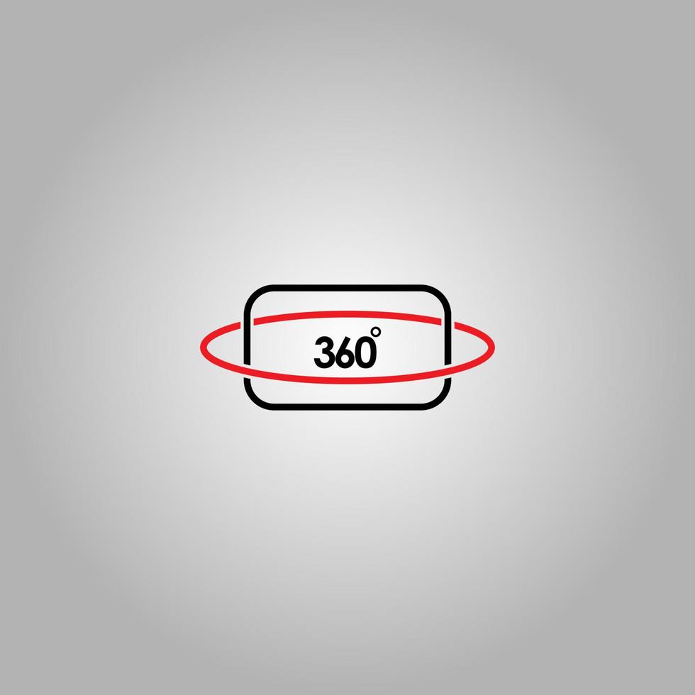 caméra 360 degrés icône vector logo modèle illustration design. vecteur eps 10.