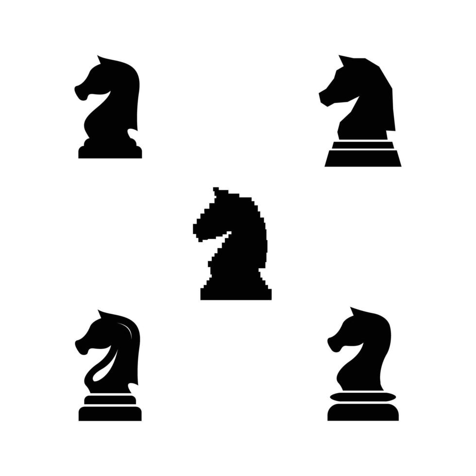 vecteur d'icône d'échecs