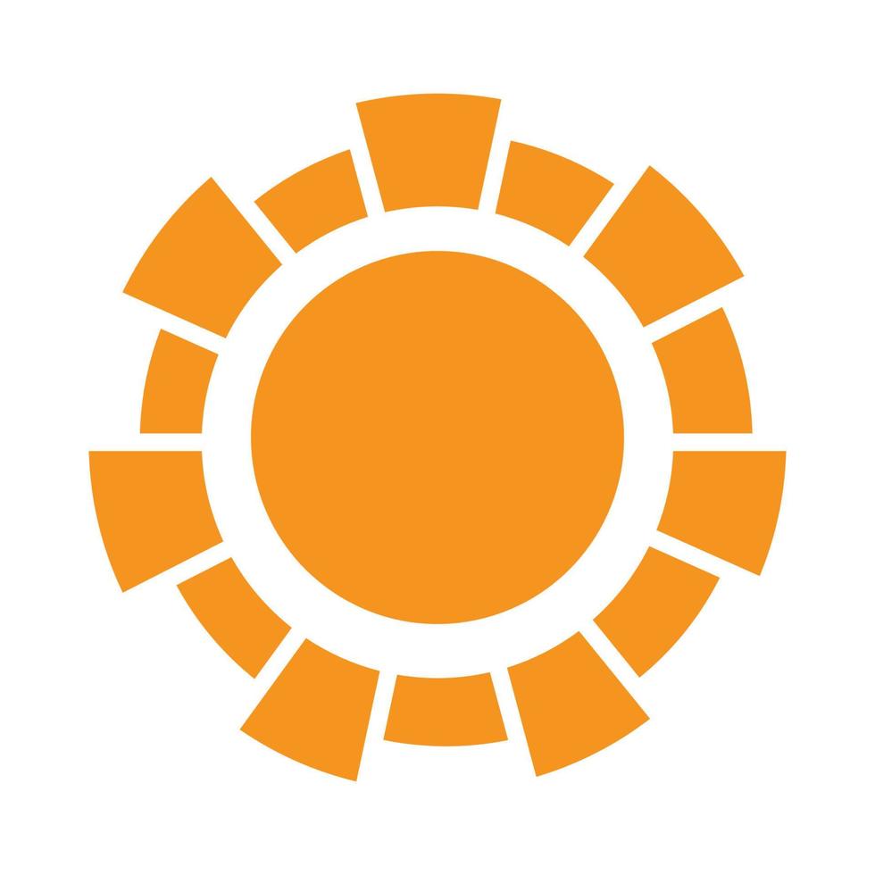 soleil logo vecteur