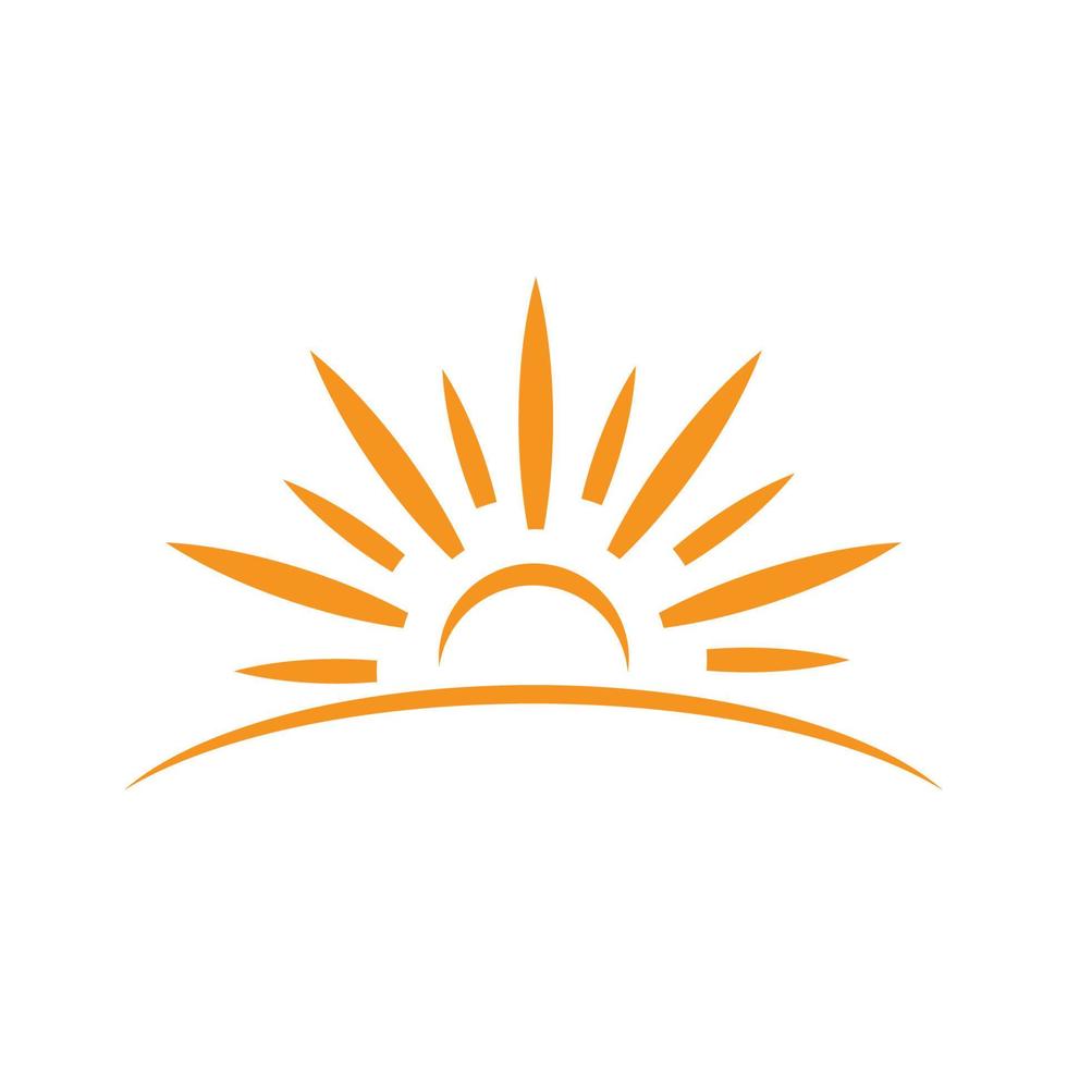 soleil logo vecteur