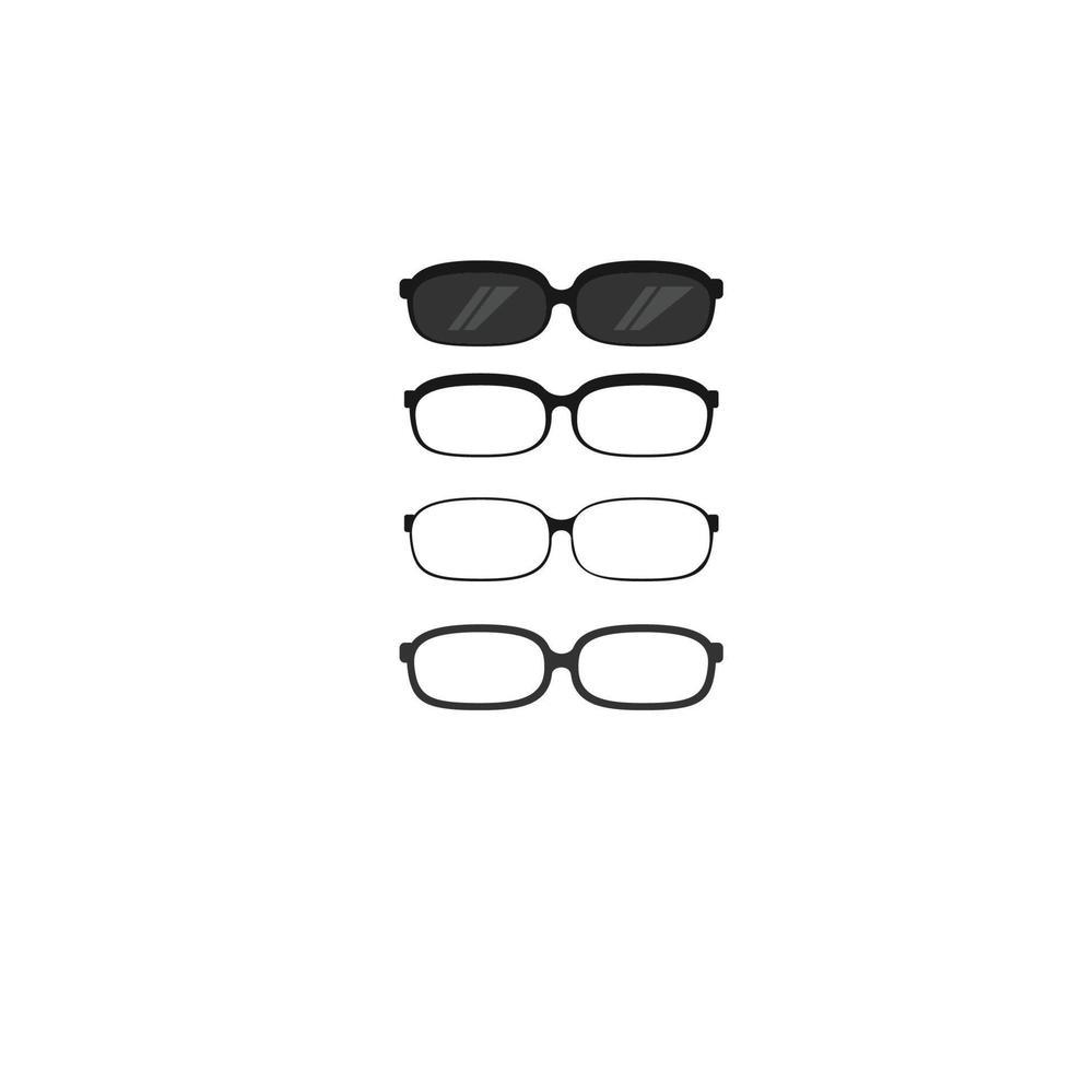 lunettes logo vecteur