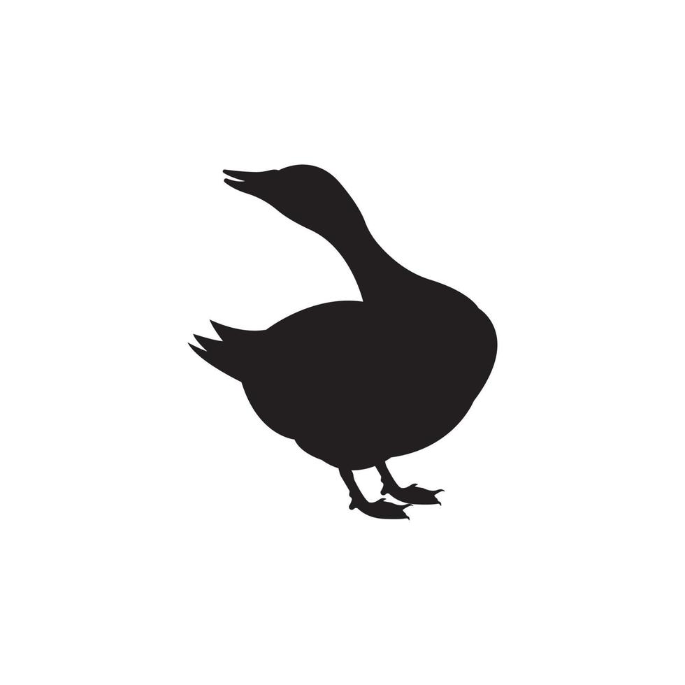 création de logo illustration icône vecteur canard